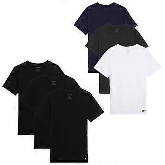 T-shirt classique Lyle & Scott pour homme, collection Maxwell Basic 2026, lot de 3.