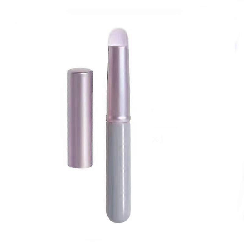 Multifunctional Portable Mini Round Lip Blend Brush with Cover