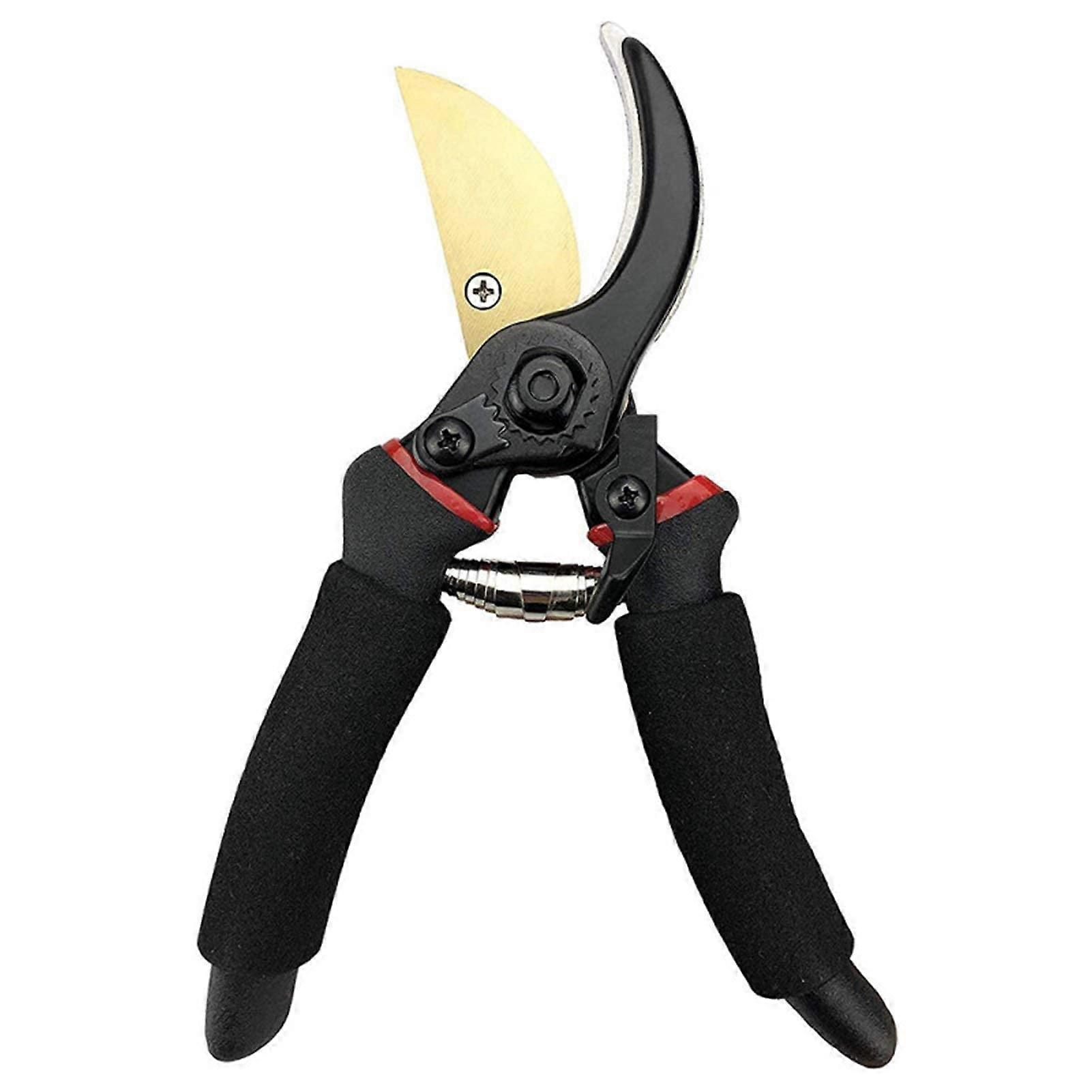 Professional Bypass Pruning Shears Titanium Blade Ergonomic NonSlip Grip Durable Garden Pruning Tools