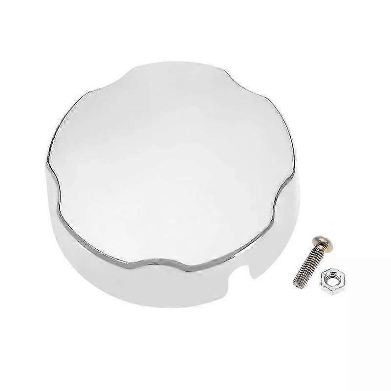 Bathtub overflow cover with rotating handle and knobs