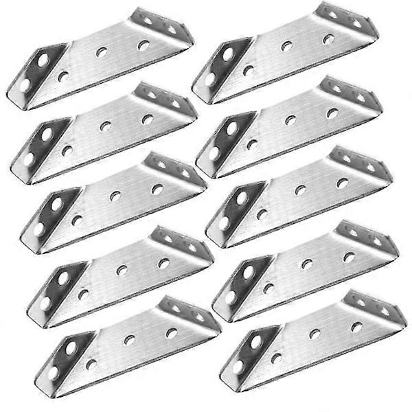 10pcs Trapezoidal Angle Brackets Angle Corner Braces Triangle 10PCS