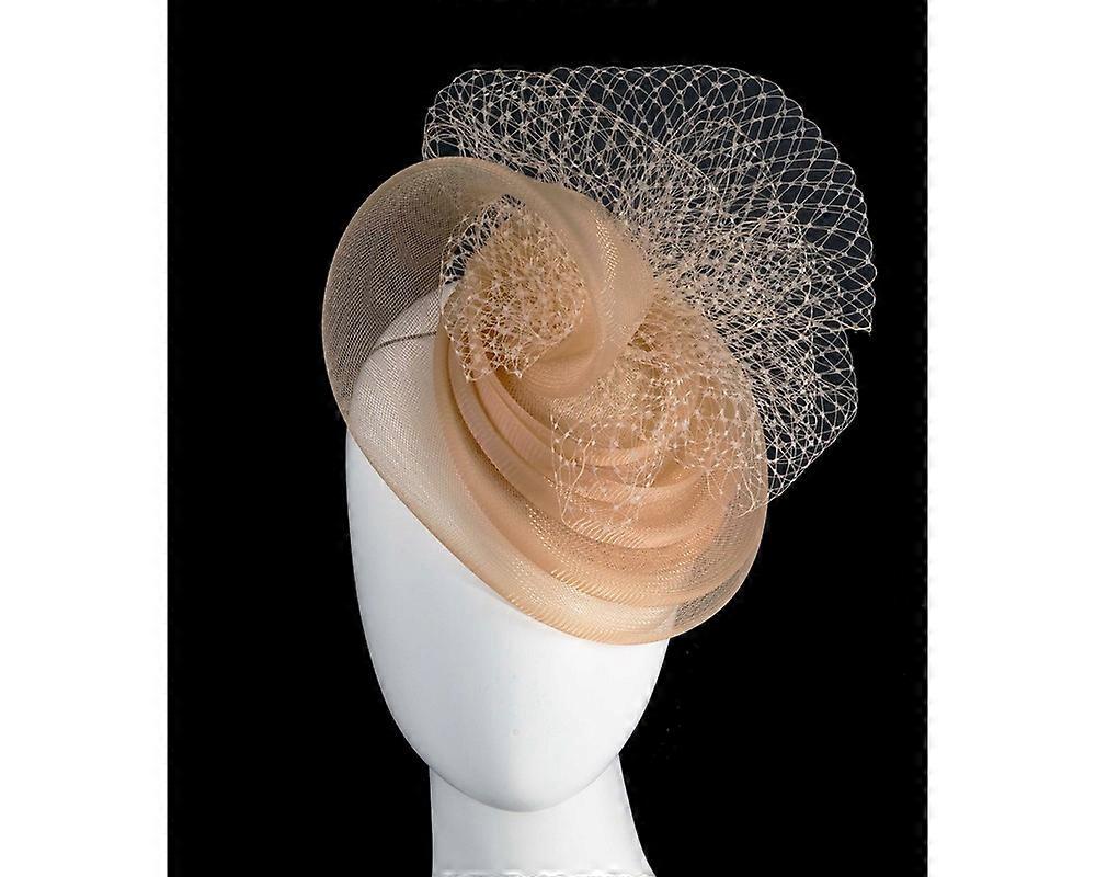 Custom made gold cocktail hat K4797GLD