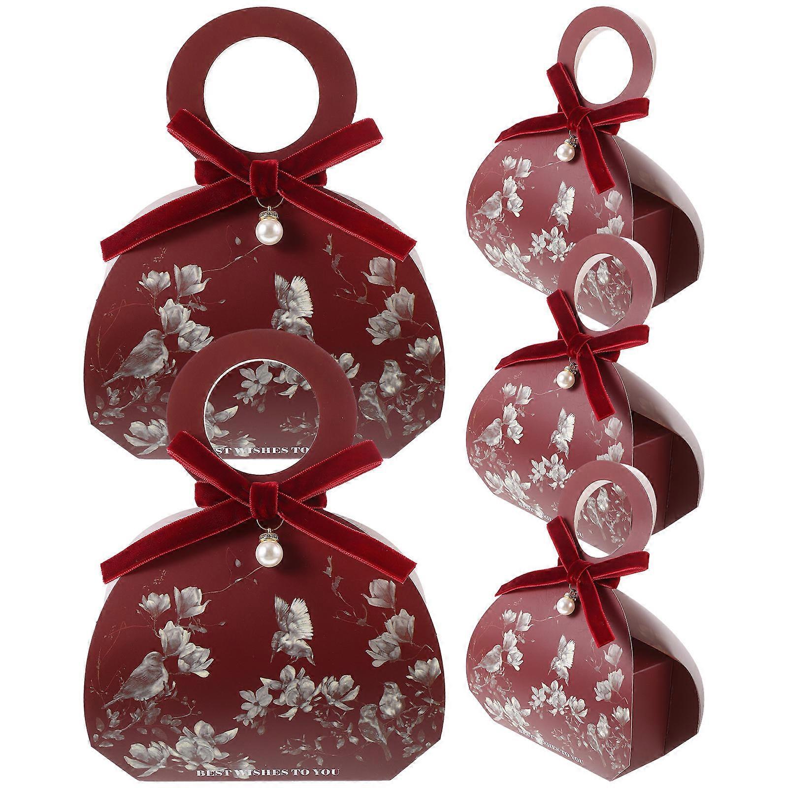 Paper Candy Boxes Wedding Candy Box for Storage 25Pcs Portable