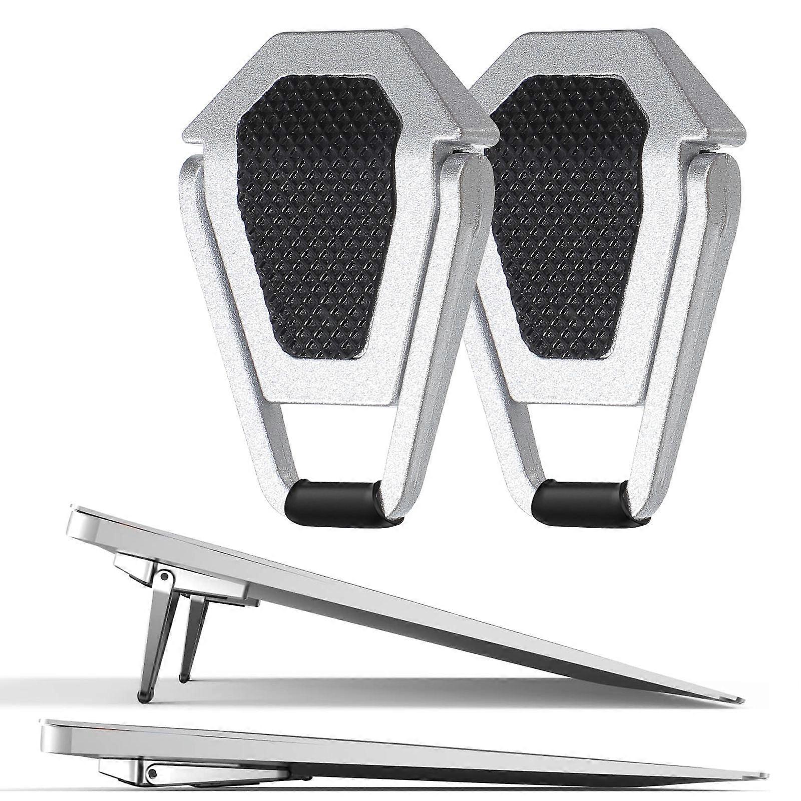 Alloy Laptop Pc Stand Foldable Adjustable Notebook Holder 2Pcs