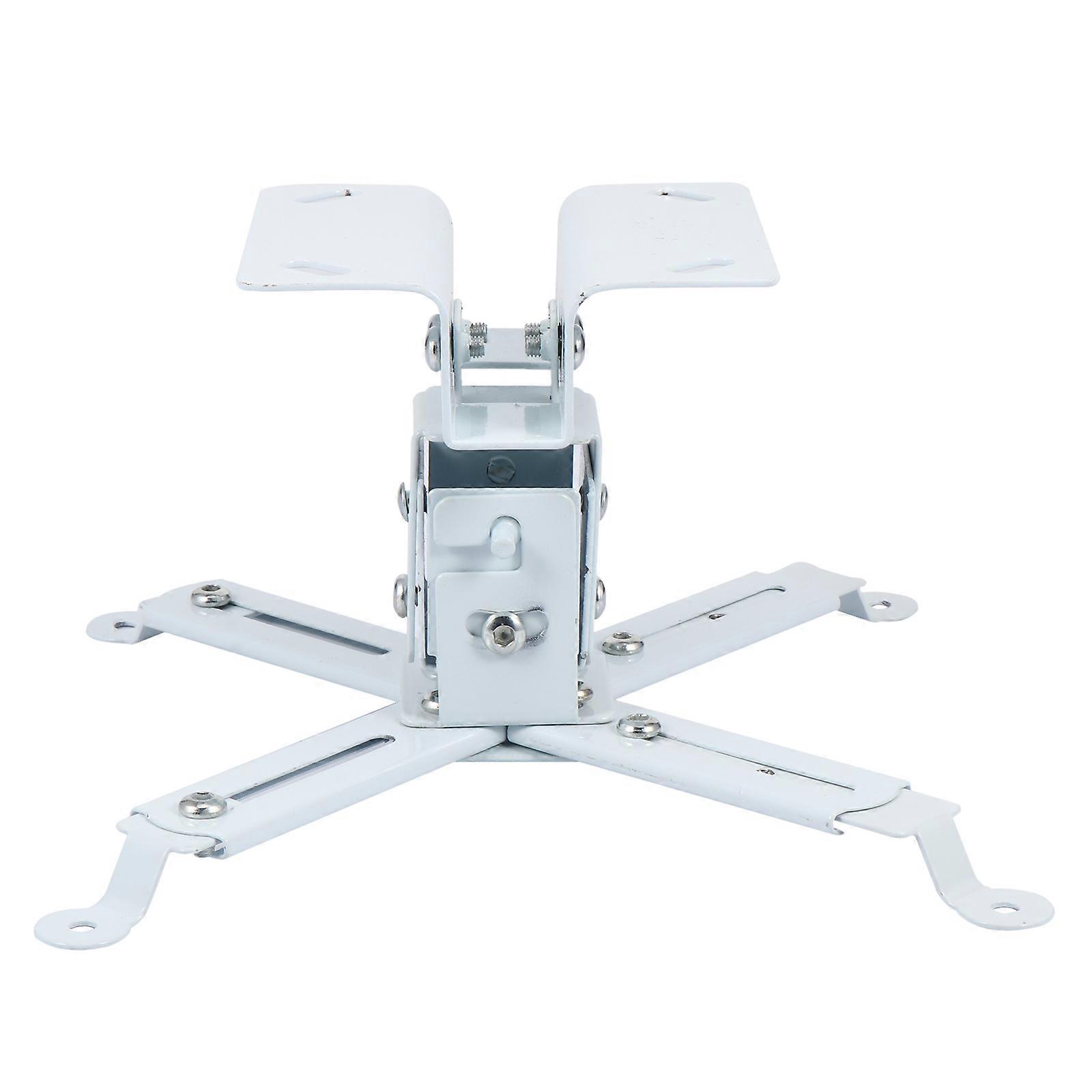 Universal Projector Bracket Holder for Ceiling Or Wall Mounting 1 Piece White