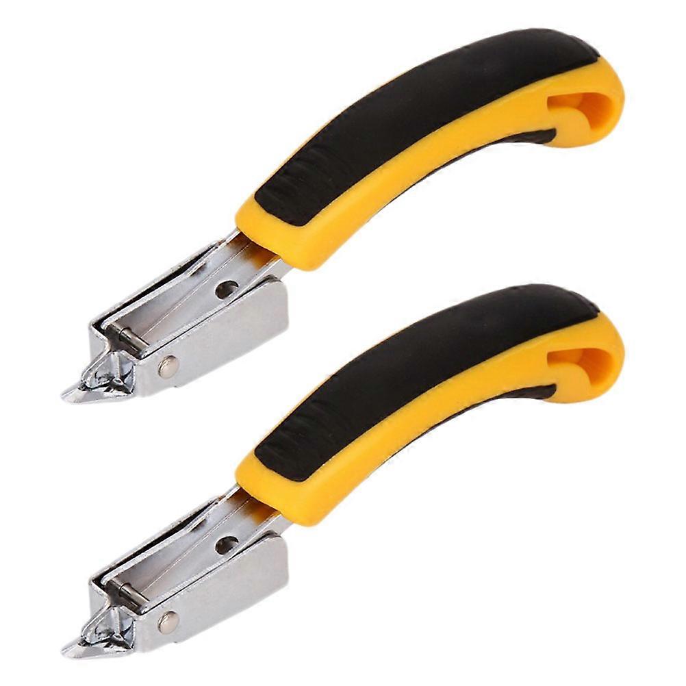 Staple Remover for Nail Plastic Handle Handheld 2Pcs