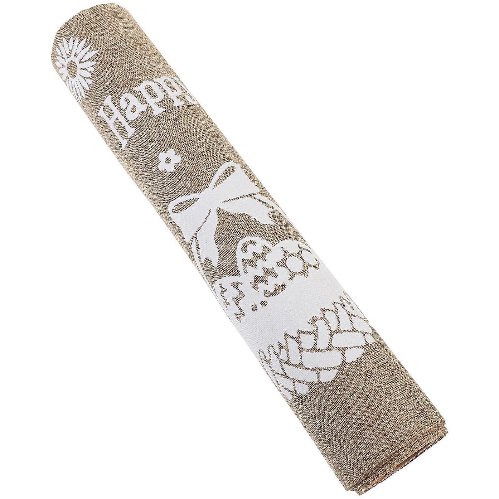 Holiday Table Runner Decorative Table Cover for Easter Celebration