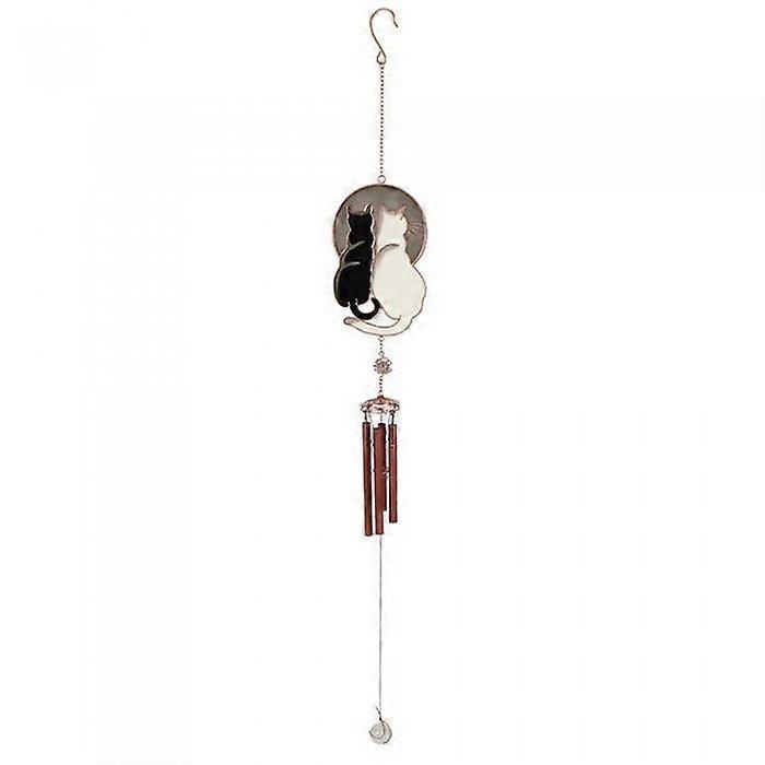 Something Different Gazing Cats Wind Chime