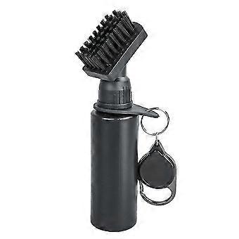 Golfschläger-Reinigungsbürste mit verstellbarem Halteclip und Quetsch-Wasserflasche (19 cm, Fassungsvermögen 120 ml)