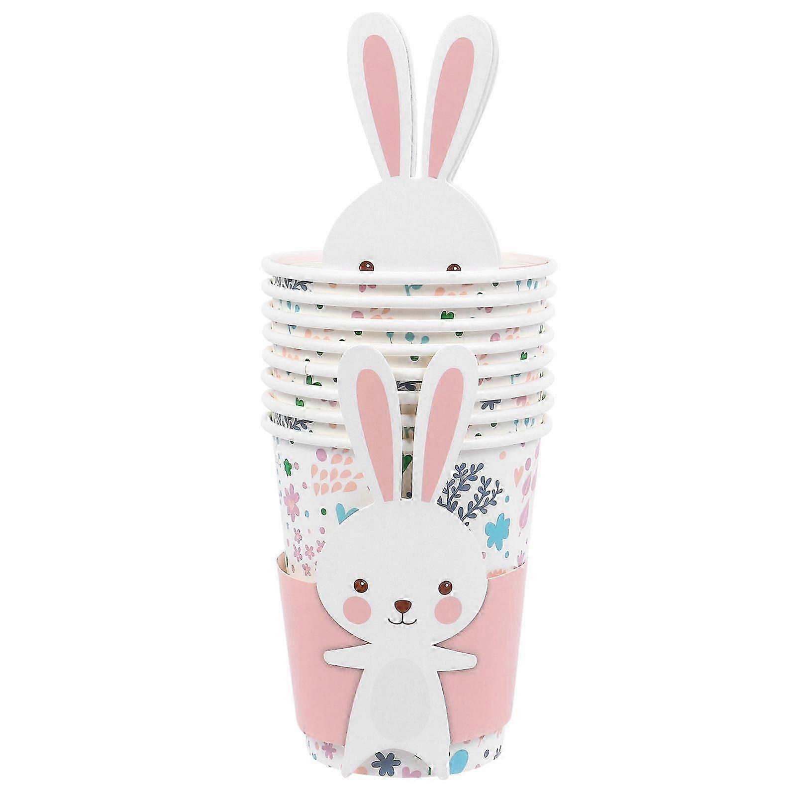 Shape Cups for Easter Party Use 1Set Disposable Set