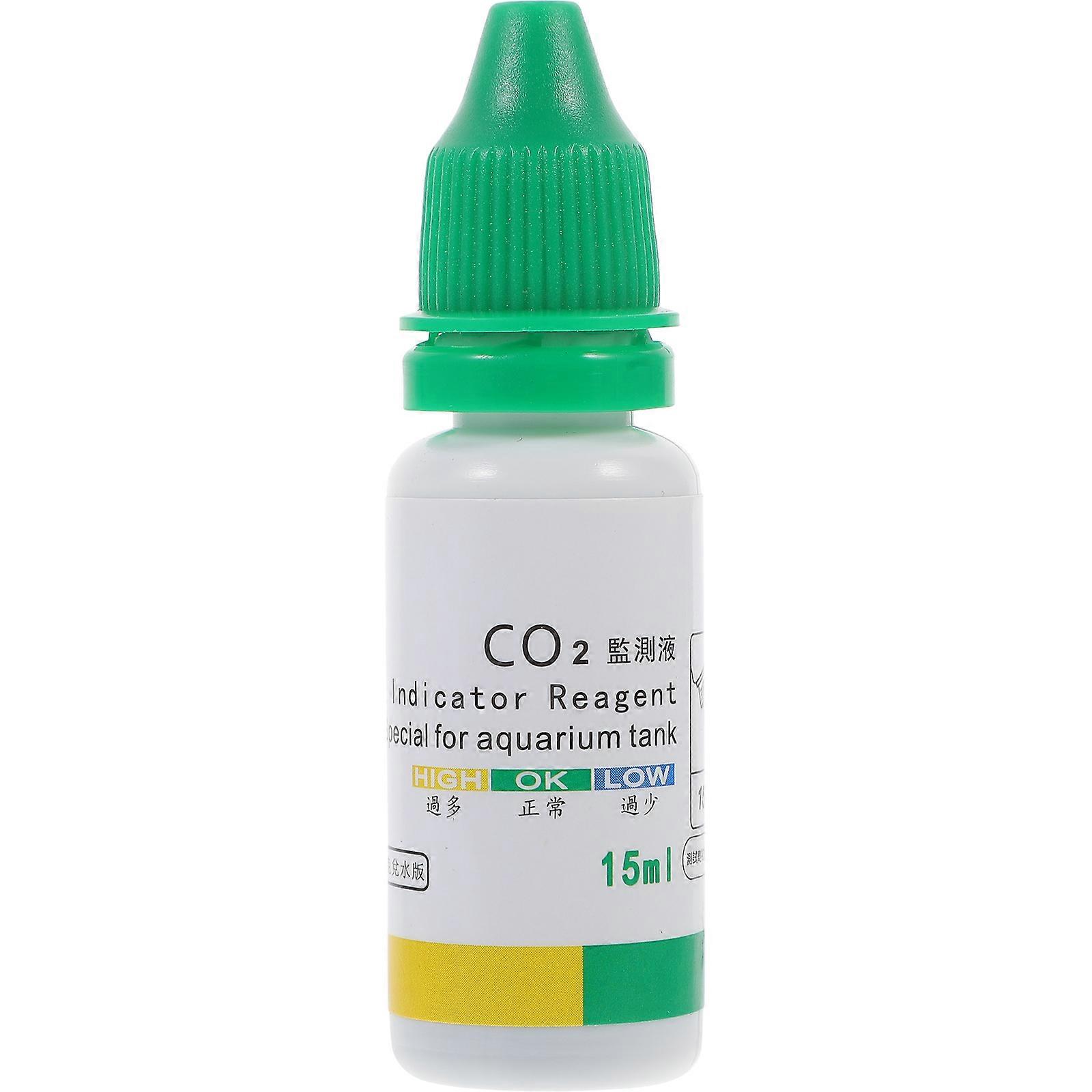 Aquarium Co2 Testing Solution for Fish Tank Water 1 Bottle Indicator