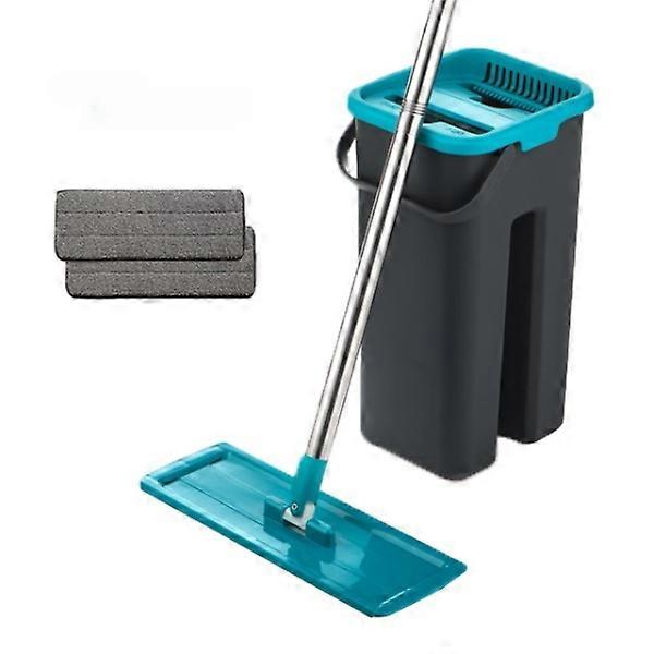 Self-Cleaning Flat Mop with Bucket