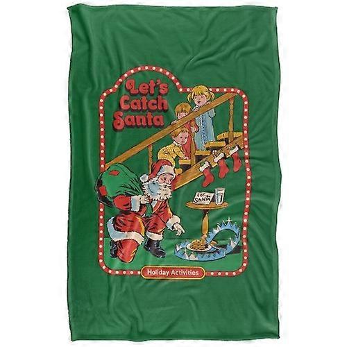 Steven Rhodes Let's Catch Santa Soft Touch Blanket