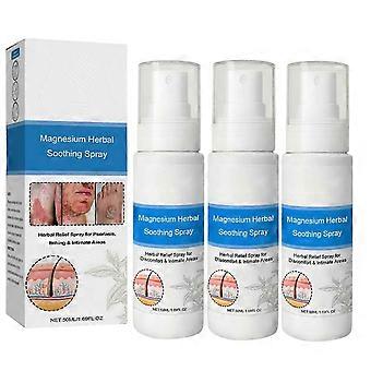 1-3x Magnesium-oliespray voor psoriasis, anti-roos, lichte roodheidsspray voor alle huidtypen