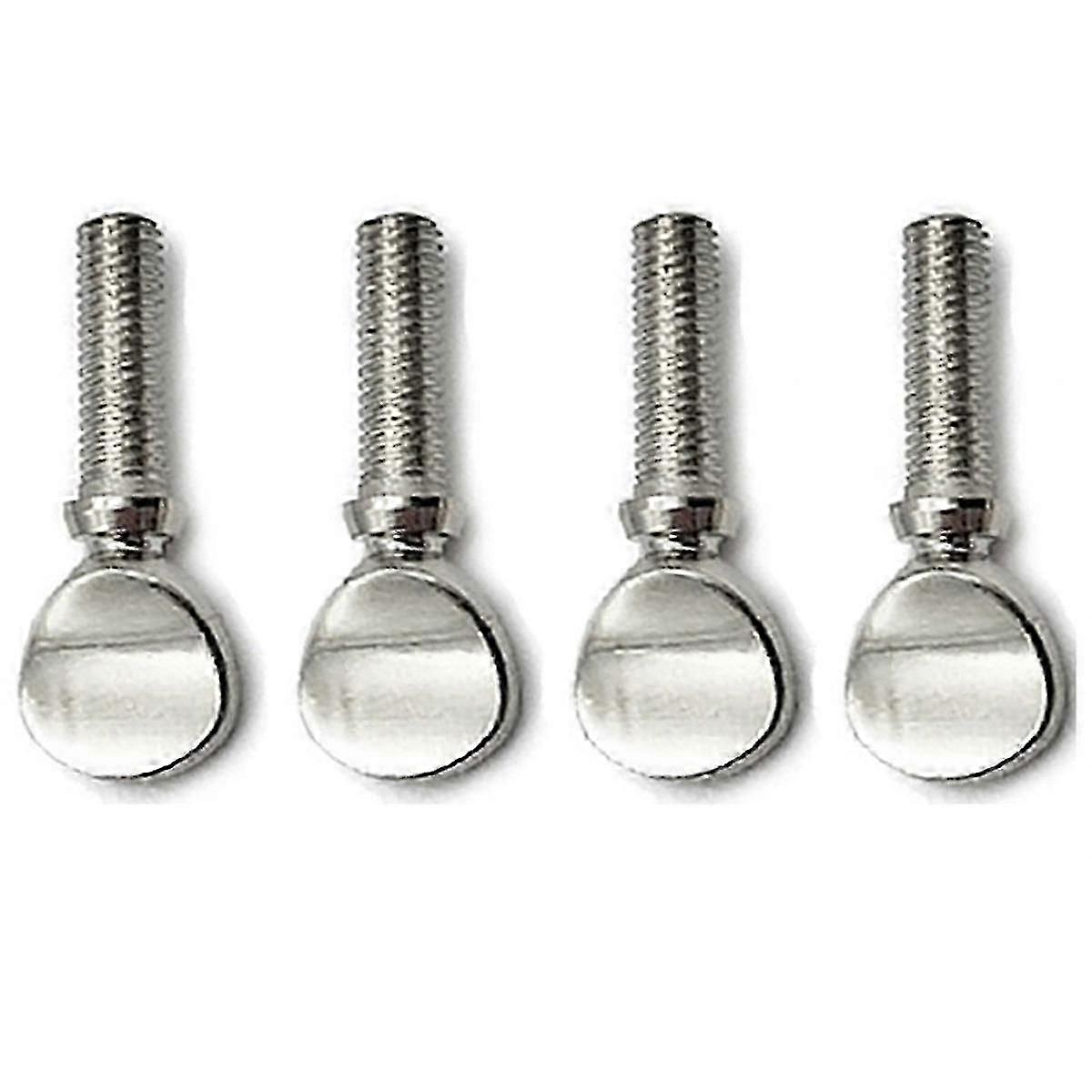4Pcs Sax Neck Screw Tightening Screw Compatible with Sax Saxophone Bass Clarinet Accessory (Silver)