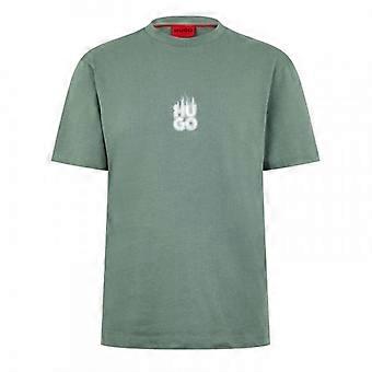 Hugo Herren T-Shirt mit Flammenlogo