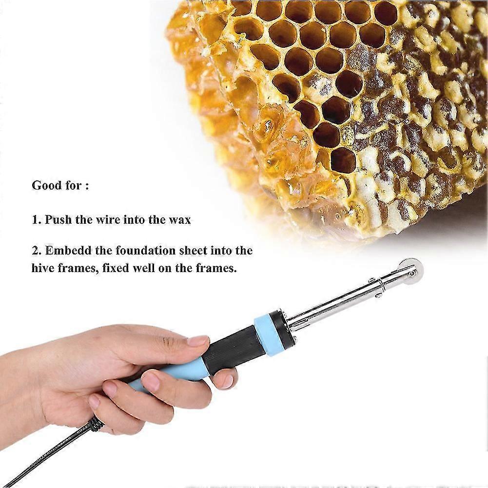 Wire Wheel Electric Heating Embedder Beekeeping Construction Beehive Nest Tools