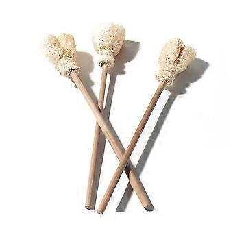 5pcs Hand-made Loofah Loofah Pen Cleaner Cup Brush Teapot Brush