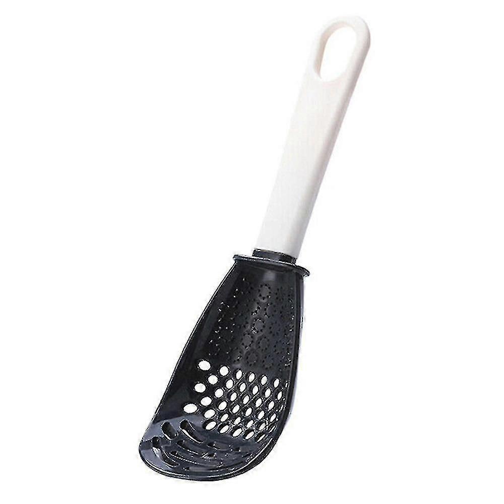 Multifunctional Kitchen Cooking Spoon Garlic Press Colander Spoon