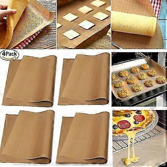 Permanent bakefolie (sett med 4) ekstra stor for grilling og baking