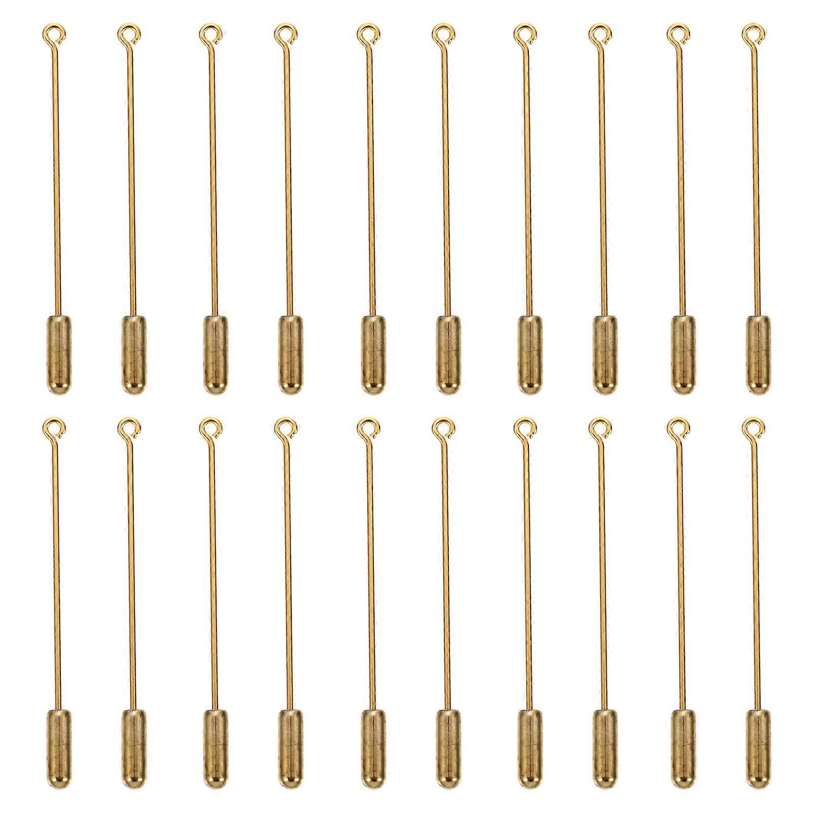 20pcs Creative DIY Brooch Accessories Long Hat Earring Accessories