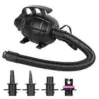 Tragbare 500-W-Elektropumpe, Luftmatratzenpumpe, Luftbett, Poolspielzeug, Floßboot, schnelles Aufpumpen, elektrische Luftpumpe für Schlauchboote