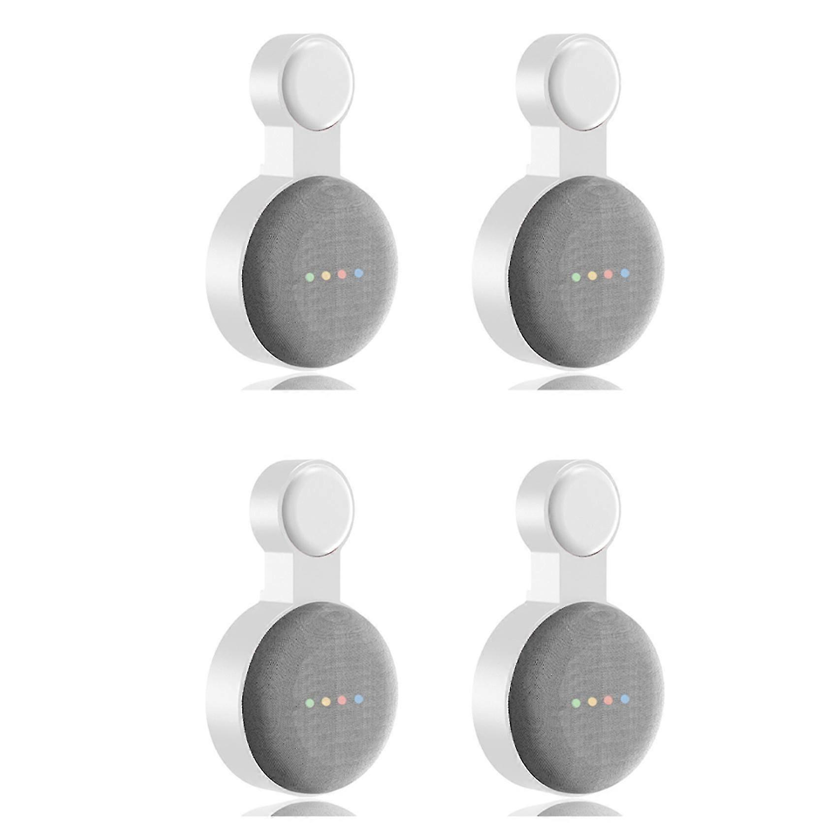 4Pcs Suitable for Google Audio for Google Nest Mini Wall Bracket Second Generation Socket Hanging Hanger Bracket-