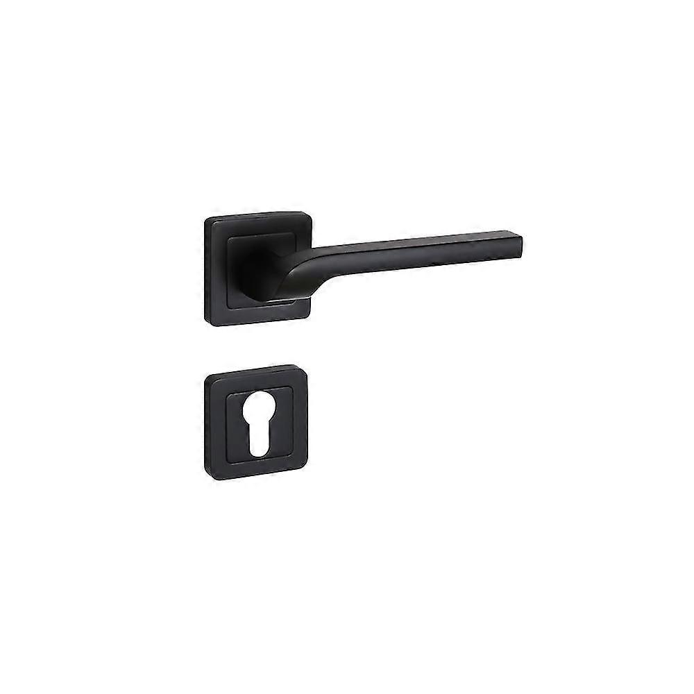Square door handle, black, 12.5*5.2cm