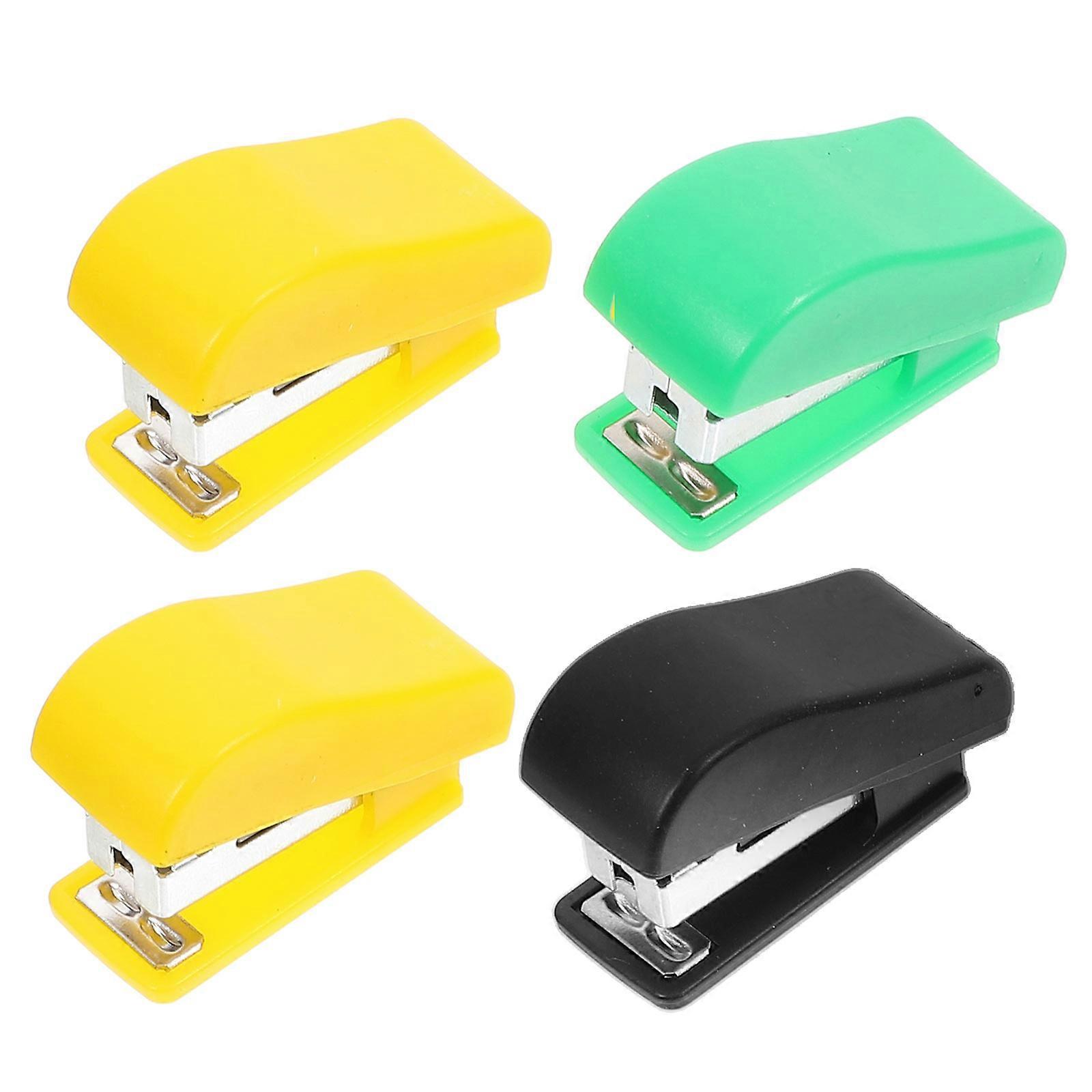 Hand Stapler Mini Desktop Stapler for Paper Binding 12Pcs Random Colors