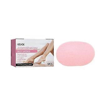 Aromatherapy Body Sponge - Firms Skin, Tones Belly, Calves, And Arms, Body Shaping And Cleansing Bath Sponge