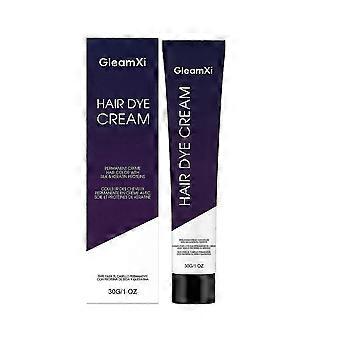 30g Single Small Tube Hair Dye Cream, Portable Squeeze Tube Individual Package Travel Touch-Up Hair Color Dye