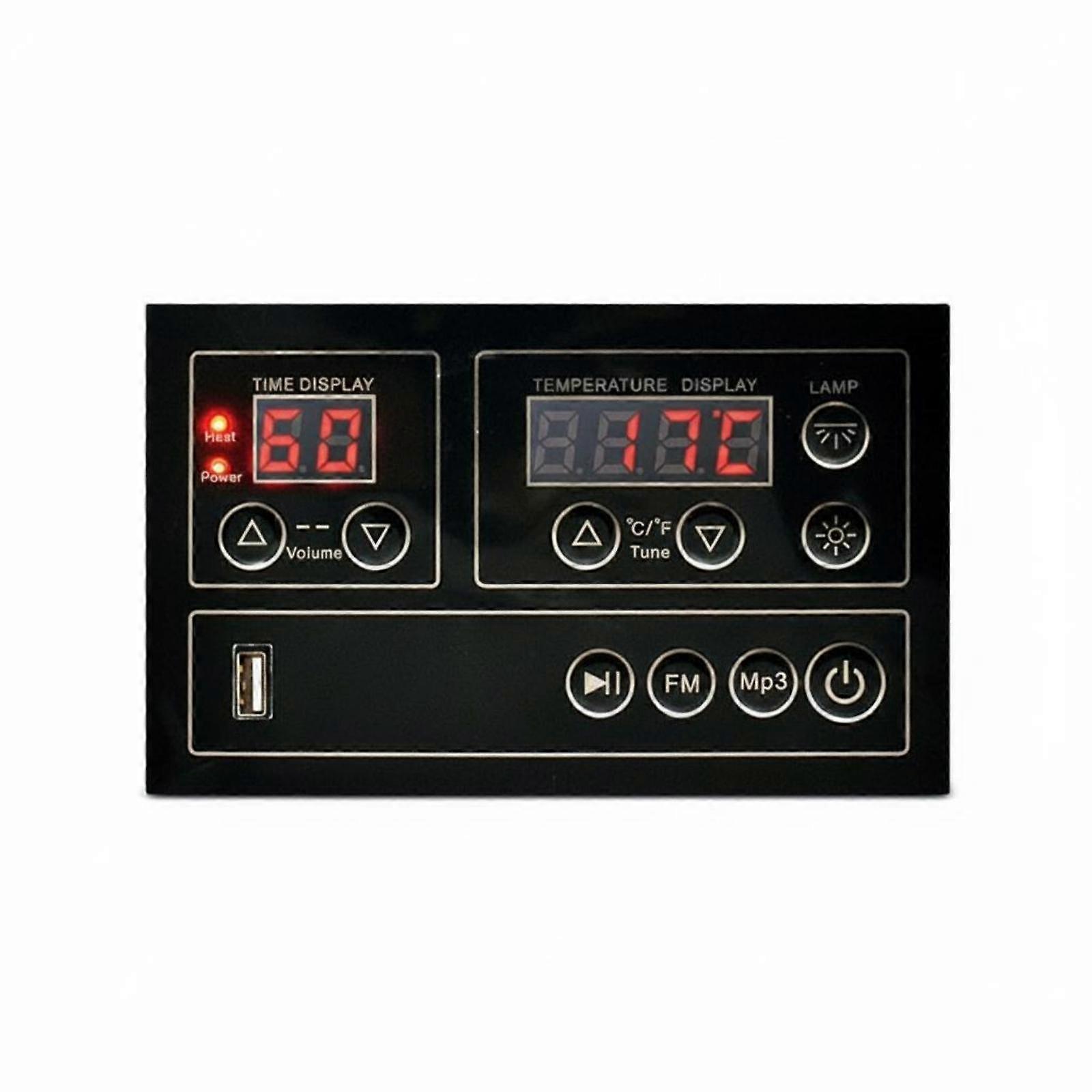 Infrared Sauna Controller Easy to Install Sauna Heater Controller Music Function