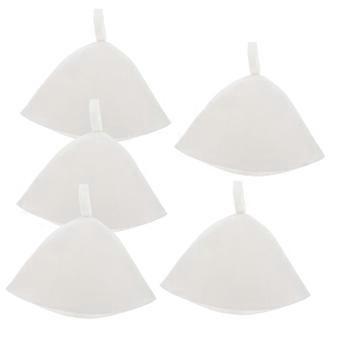 5-Pack Wool Sauna Hat: Breathable, Reusable Spa Cap for Men & Women
