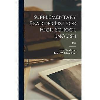 Supplementary reading list for high school english 1922