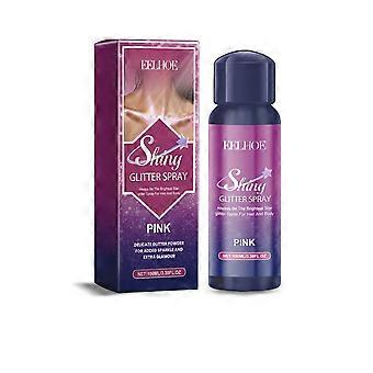 EELHOE Shiny Glitter Spray, Festive Collarbone Body Skin Highlight Shine Makeup Shine Powder