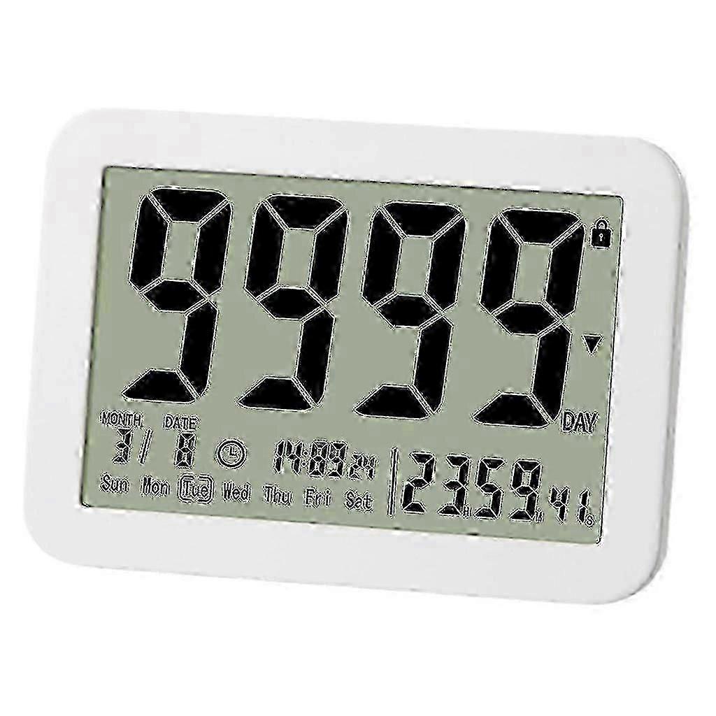 Electronic Countdown Timer Large Screen Digital Countdown 9999-Days Timer