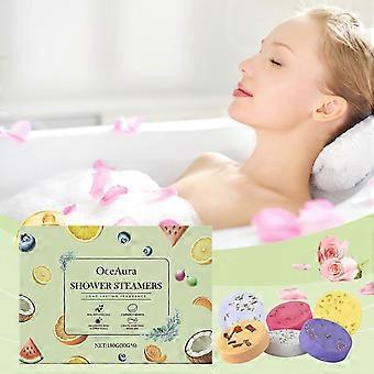 Aromatic Steam Shower Tablets, 2 Pieces, Citrus Scent for Relaxing Shower