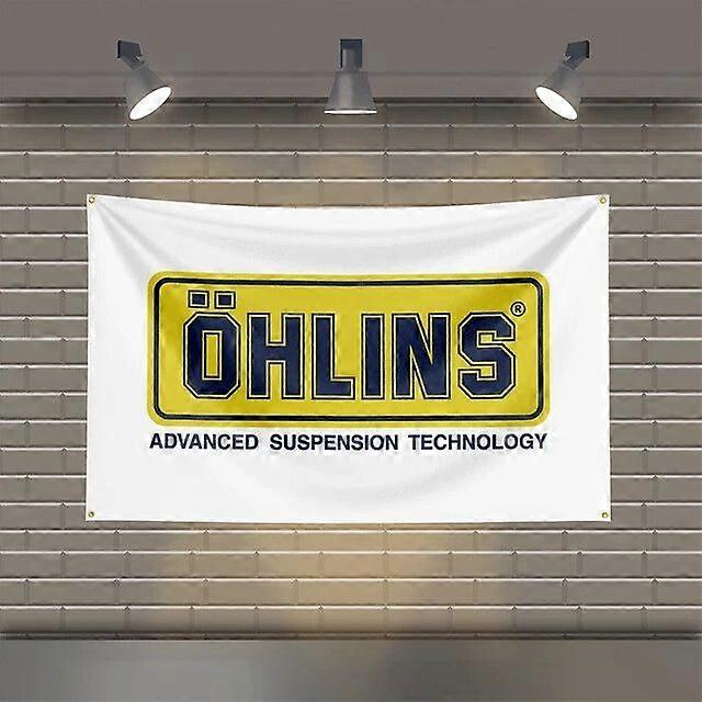 Ohlins Suspension Logo Banner/Flag VX234