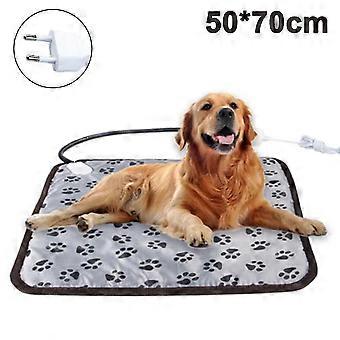 Piao Heating Mat Pet Heating Pad Waterproof Heat Mat Warmer Heated Heating Panel Constant Temperature Electric Blanket Anti-bite Line Temperature Sett
