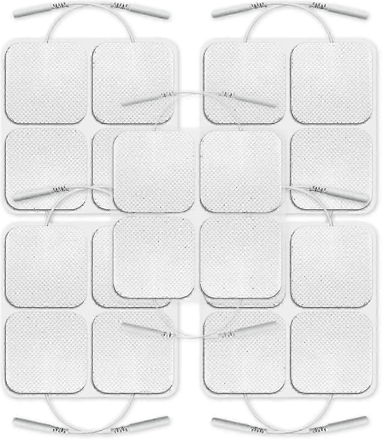 20 Axion Electrodes 5x5cm Wired Connection By 2mm Plug