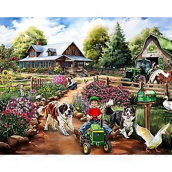 John Deere Life on the Farm Jigsaw Puzzle Brain Teaser XI-0347