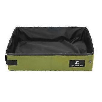 Pet Folding ToilEt, Olive Green 40x30x10cm, Suitable for Indoor and Outdoor Use YF