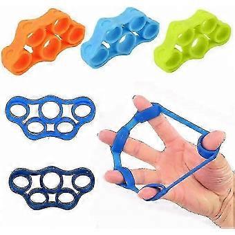 Hand Strengthener Finger Stretcher Set - Resistance Bands Grip Trainer for Carpal Tunnel & Arthritis Exercise