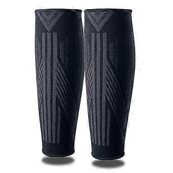 Manicotti compressivi senza piede per polpacci, calze compressive sportive traspiranti, scaldamuscoli, tutore per periostite tibiale.