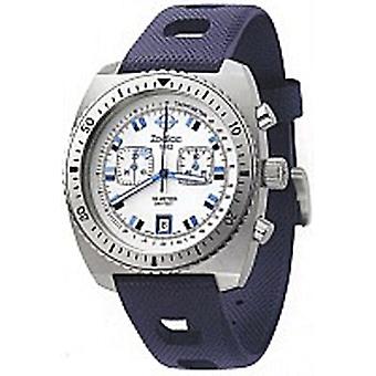 Zodiac is Dragon Quartz analoge man horloge met ZO2242 rubber armband