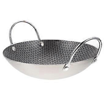 Panela de aço inoxidável redonda, ideal para uso ao ar livre e para cozinhar em caminhadas, além de ser adequada para uso em hotéis. Possui um cabo ergonômico. Dimensões: 24,9 x 22,1 x 6,1 cm. Embalagem com 1 unidade.