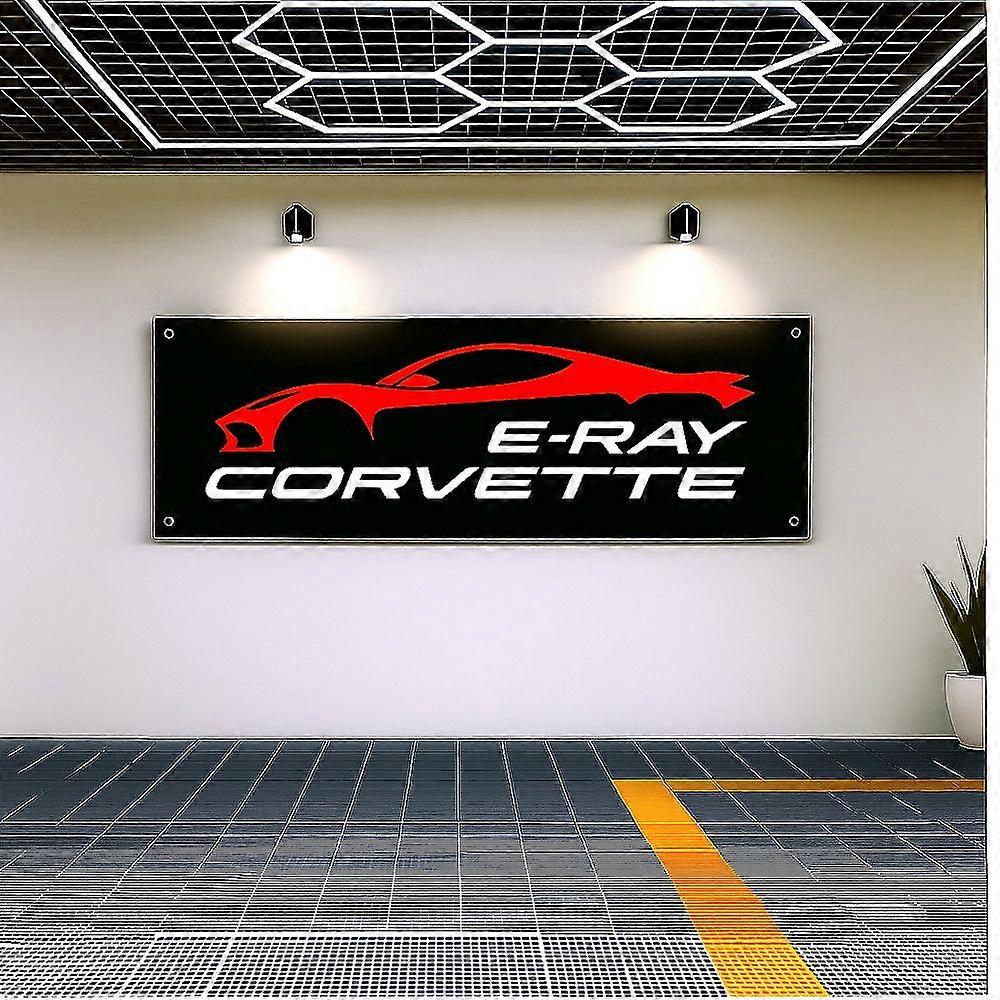 Chevrolet Corvette E-Ray Flag QQ 0010