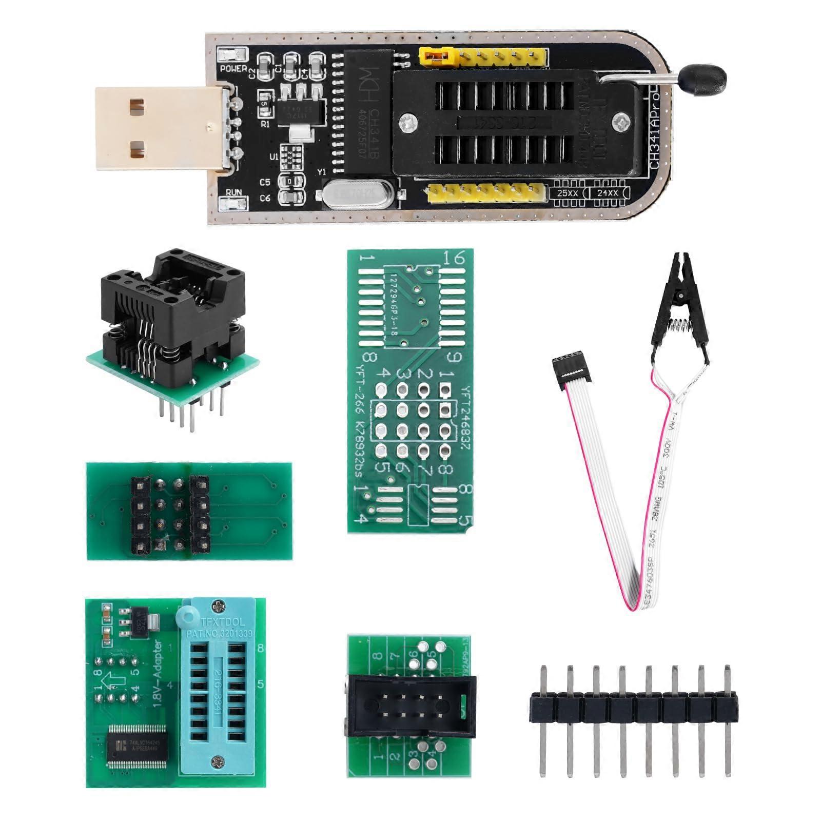 SOP8 testclip en USB programmer voor EEPROM en BIOS