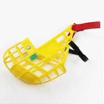 Adjustable Anti-Biting Mouth Cover Breathable Comfortable Dog Muzzle Buckle Bite Resistant Dog Stop Barking Mask#X4