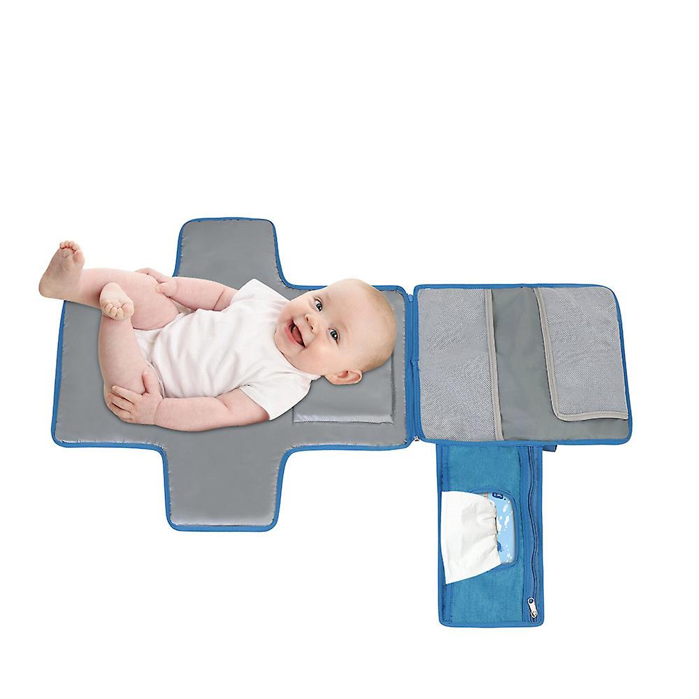 Foldable raincoat Baby Replacement pad blue